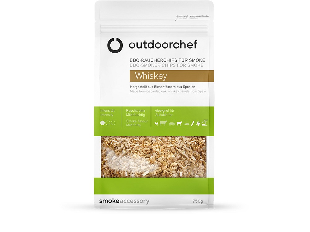 OUTDOORCHEF Räucherchips für Smoke, Whiskey