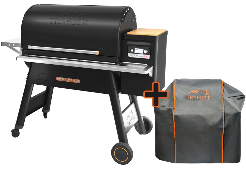 Traeger Pelletgrill Timberline D2 1300 Schwarz