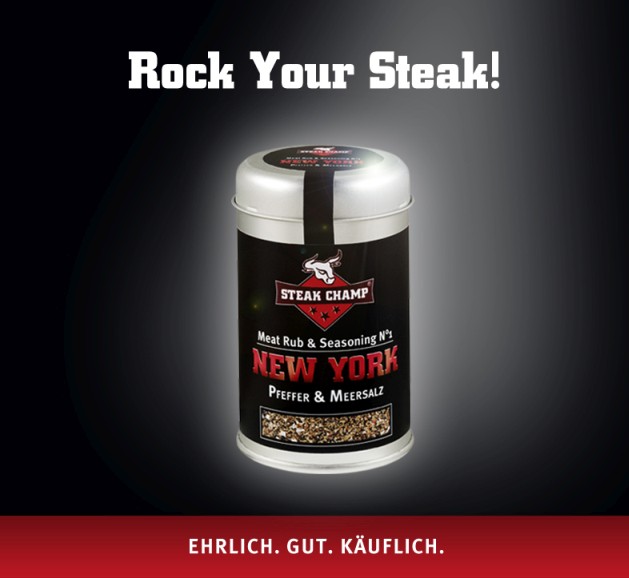 SteakChamp No. 1 New York Gewürzmischung – Pfeffer & Meersalz