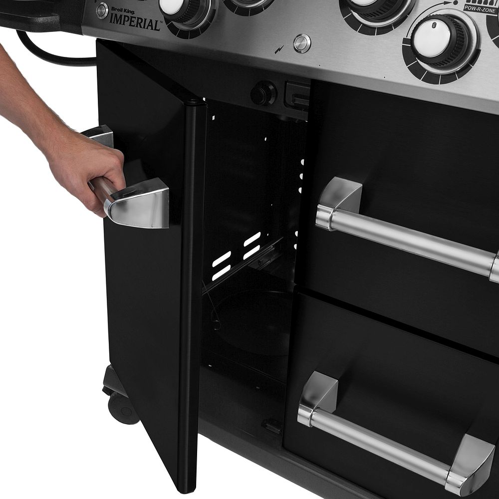 Broil King IMPERIAL™ 690 XL PRO Black IR inkl. Infrarot Seitenbrenner und Drehspieß