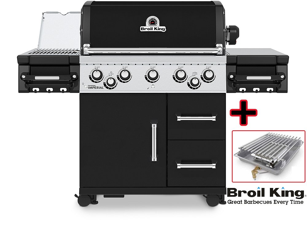 Broil King IMPERIAL 590 IR inkl. Infrarot Seitenbrenner und Drehspieß