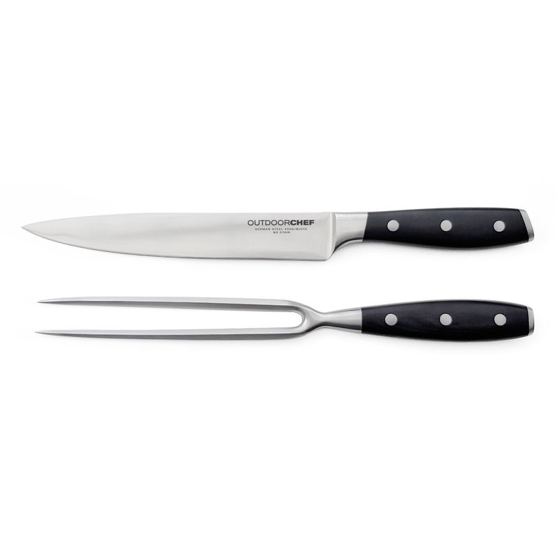 OUTDOORCHEF Tranchierbesteck Premium