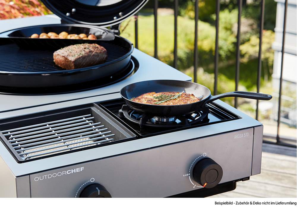 OUTDOORCHEF AROSA 570 G EVO GREY STEEL