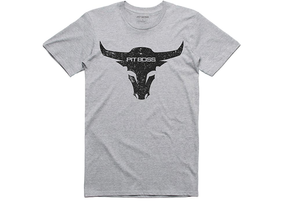 Pit Boss Bull T-Shirt grau (M)