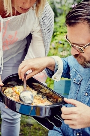 OUTDOORCHEF Halbmond Kochset, 2-teilig