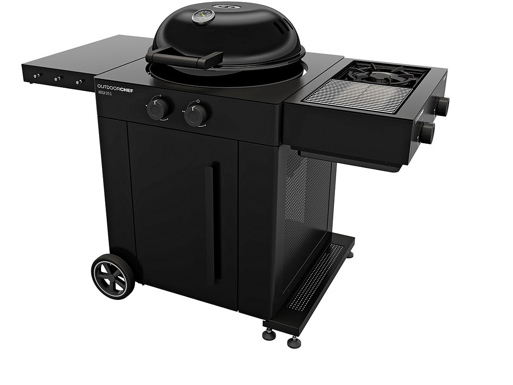 OUTDOORCHEF AROSA 570 G EVO PLUS BLACK inkl. Cooking Blazing Zone