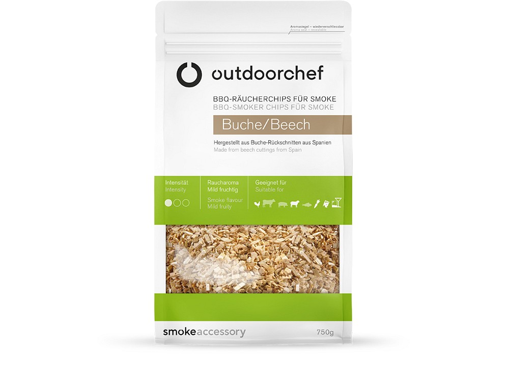 OUTDOORCHEF Räucherchips für Smoke, Buche