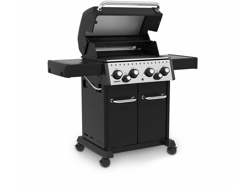 Broil King CROWN 490 BLACK inkl. Drehspieß