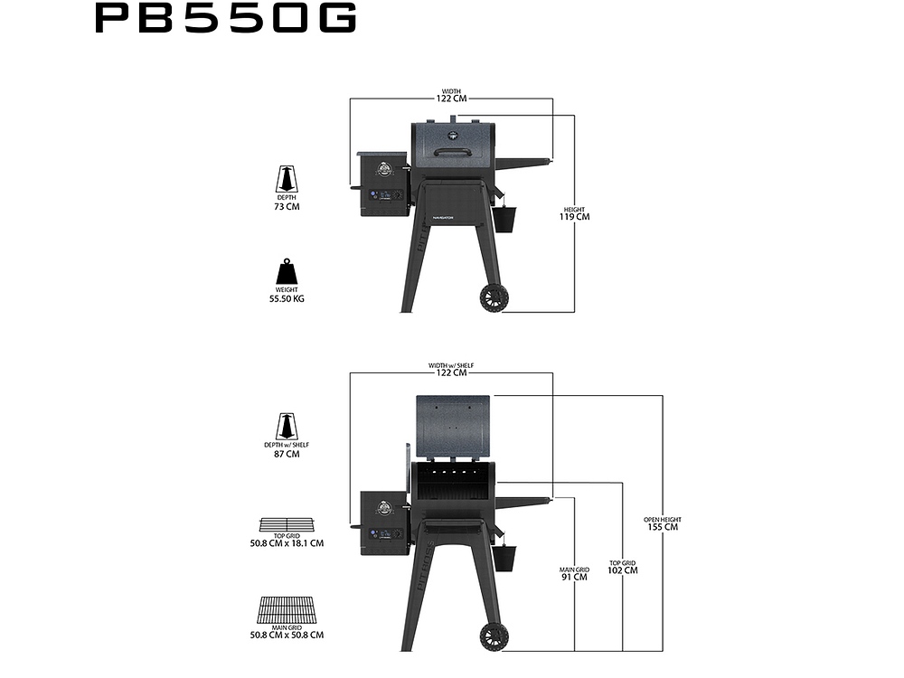 Pit Boss 550 Navigator