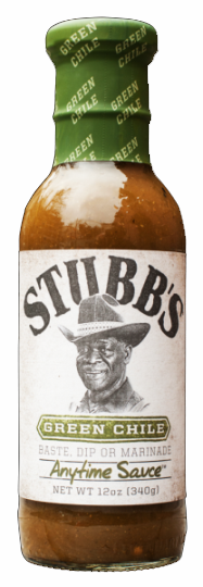STUBB's ANYTIME SAUCE Green Chile Marinade