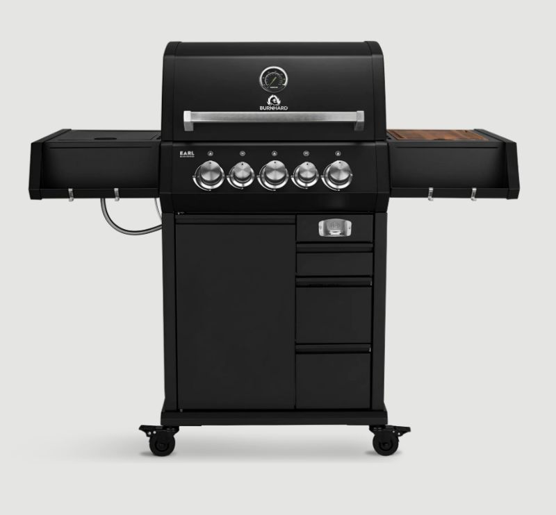 Burnhard EARL Premium-Gasgrill 3-Brenner (Black)