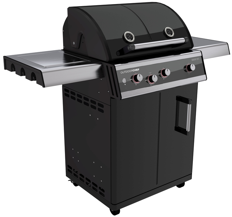 OUTDOORCHEF DUALCHEF 325 G SCHWARZ INKL BLAZING ZONE