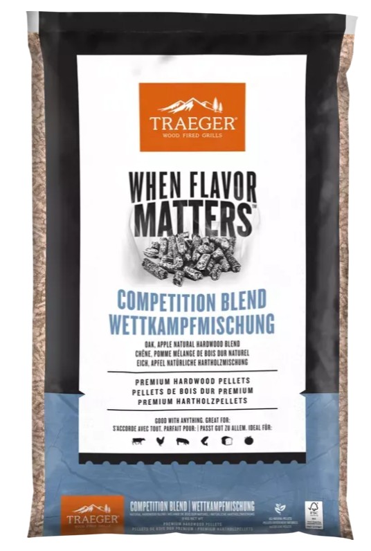 Traeger Hartholz Pellets Competition Blend 9 kg