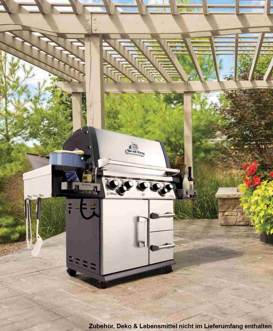 Broil King IMPERIAL™ S590 PRO IR inkl. Infrarot Seitenbrenner und Drehspieß