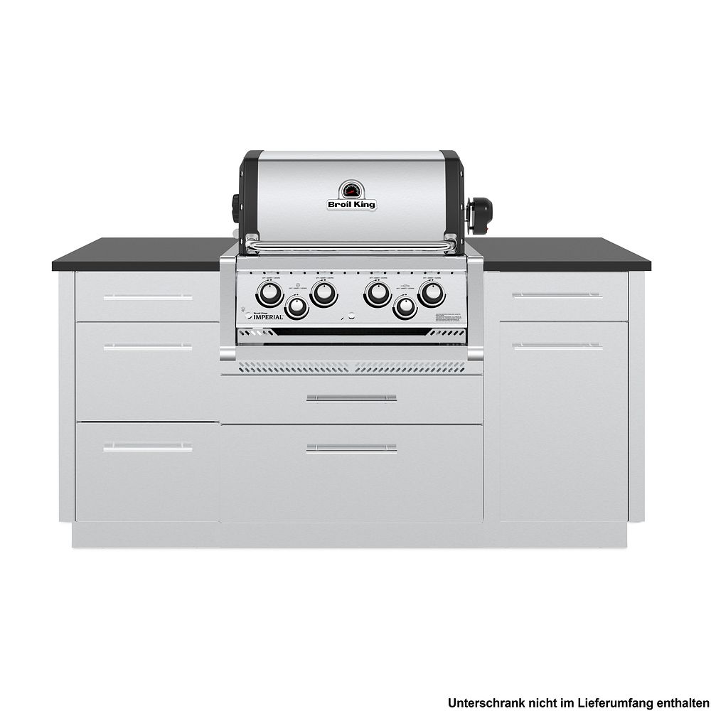 Broil King IMPERIAL™ S490 PRO Built In inkl. Drehspieß und Beleuchtung