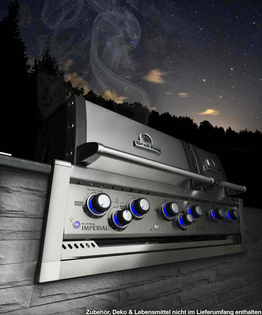 Broil King IMPERIAL™ S690 XL PRO Built In inkl. Drehspieß und Beleuchtung